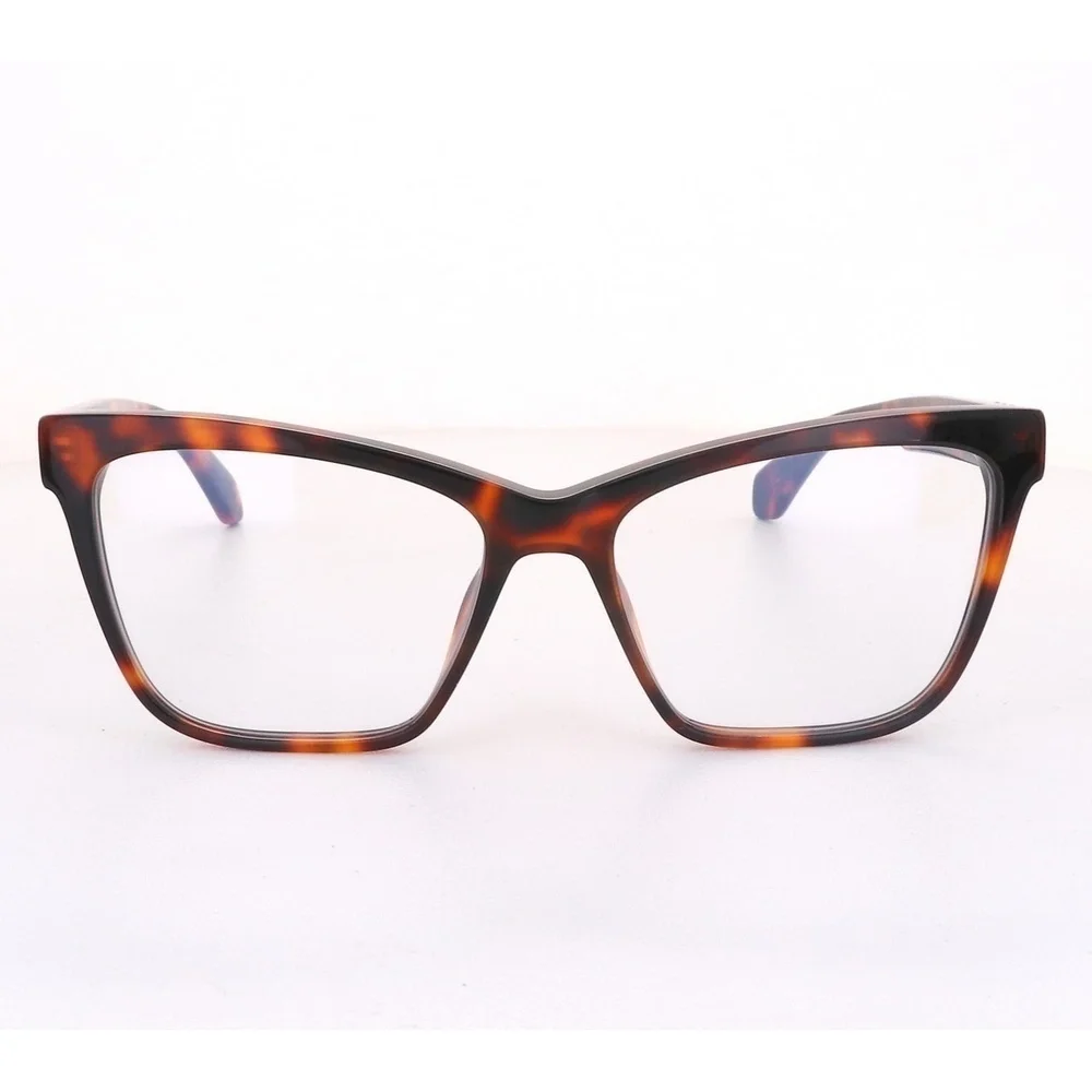 NWT Off-White Style 67 Havana Square 55mm Eyeglasses